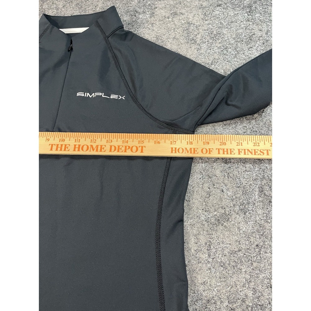 Peter Millar Quarterzip Pullover Womens Medium Black Golf UPF Lightweight EUC - Picture 7 of 10